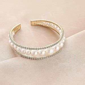pearl cuff bracelet